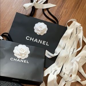 2 Chanel shopping bags